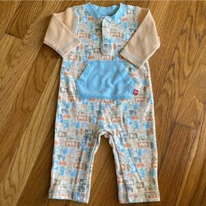 Zutano Long Sleeve Car and Truck Romper